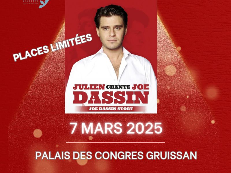 Julien Dassin en Concert - Hommage à Joe Dassin à Gruissan