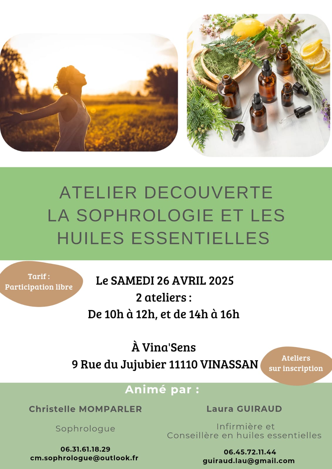 Sophrologie et huiles essentielles