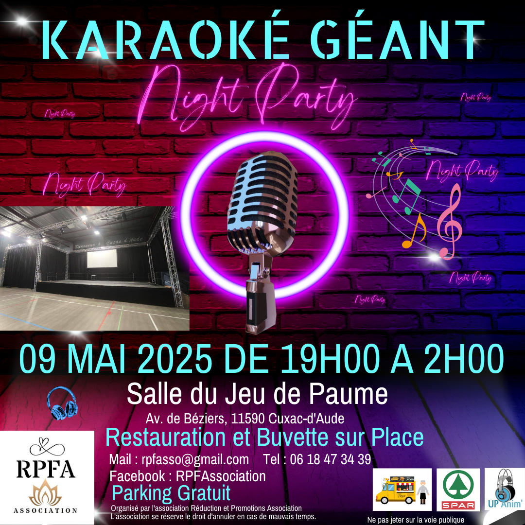 Karaoké Géant à Cuxac-d’Aude