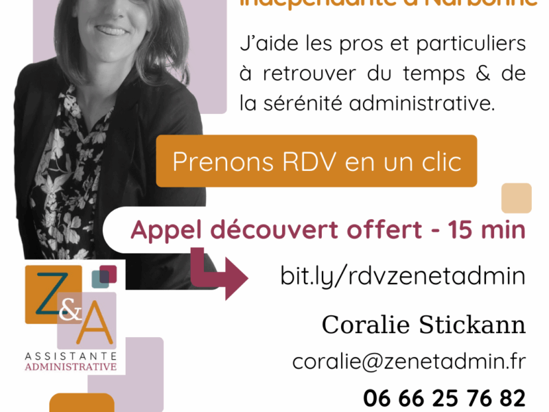 Zen et Admin - Assistante administrative indépendante