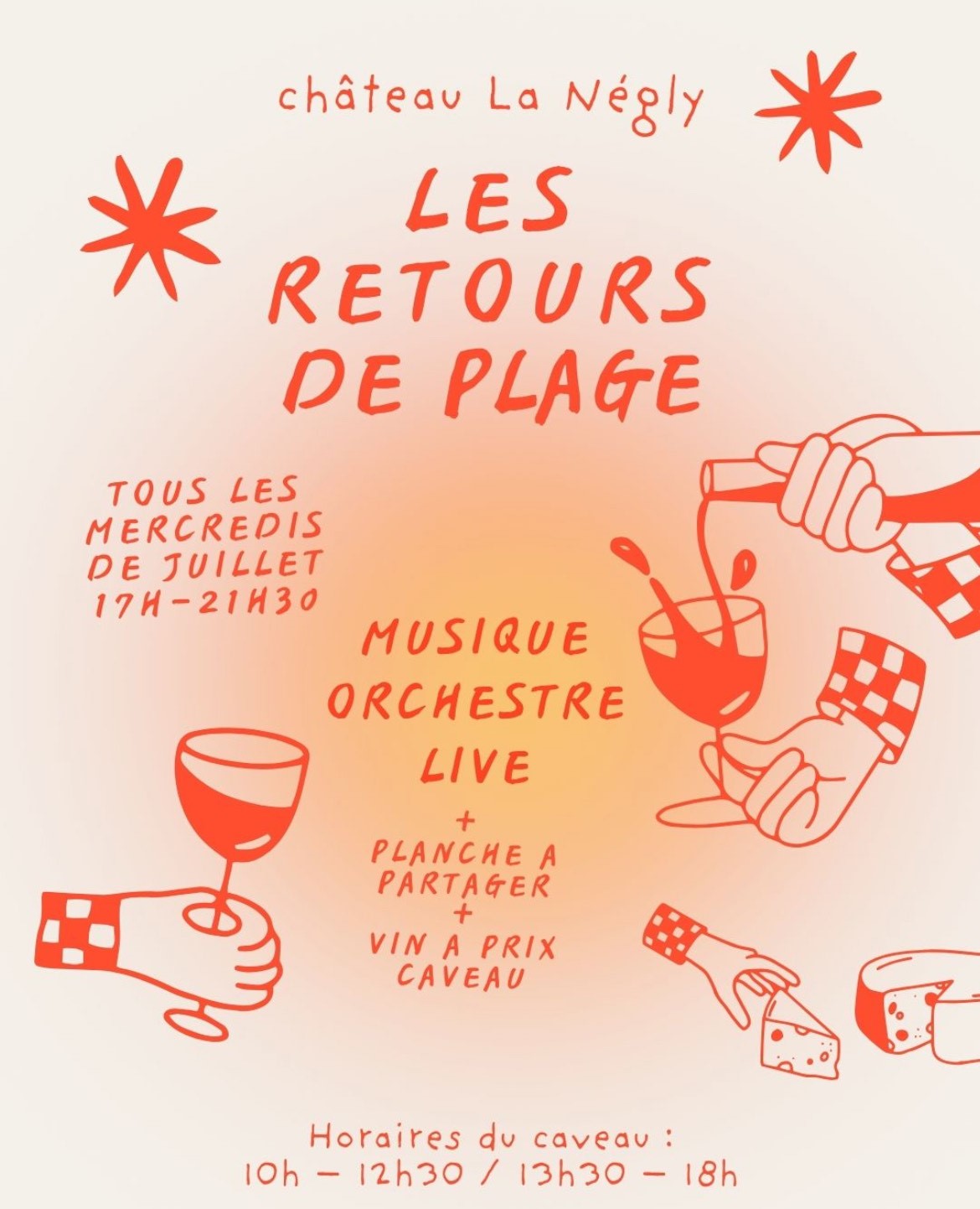 Retour de Plage - Château la Négly