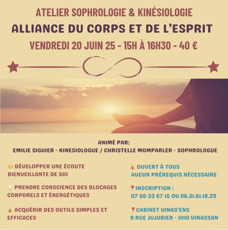 Atelier Sophrologie et Kinésiologie