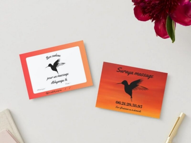 Carte cadeau Noël - Suraya Massage