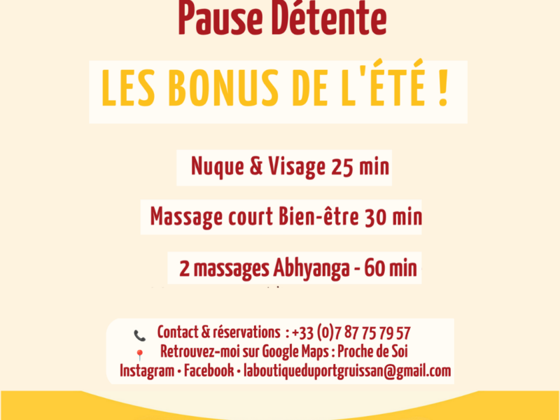 Proche de Soi - Bien-être à Port Gruissan