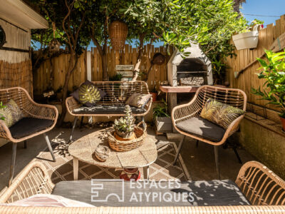 Demeure de charme, plage des chalets à Gruissan Plage –Entre mer et Clape