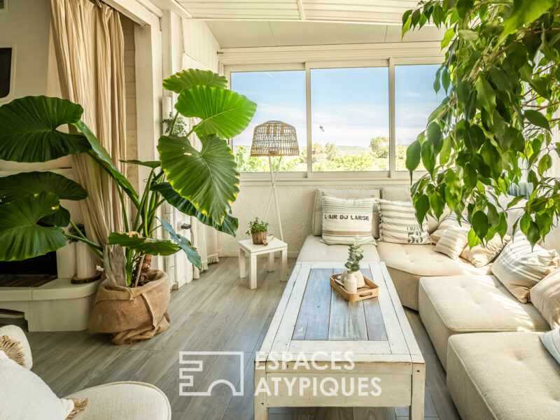 Demeure de charme, plage des chalets à Gruissan Plage –Entre mer et Clape