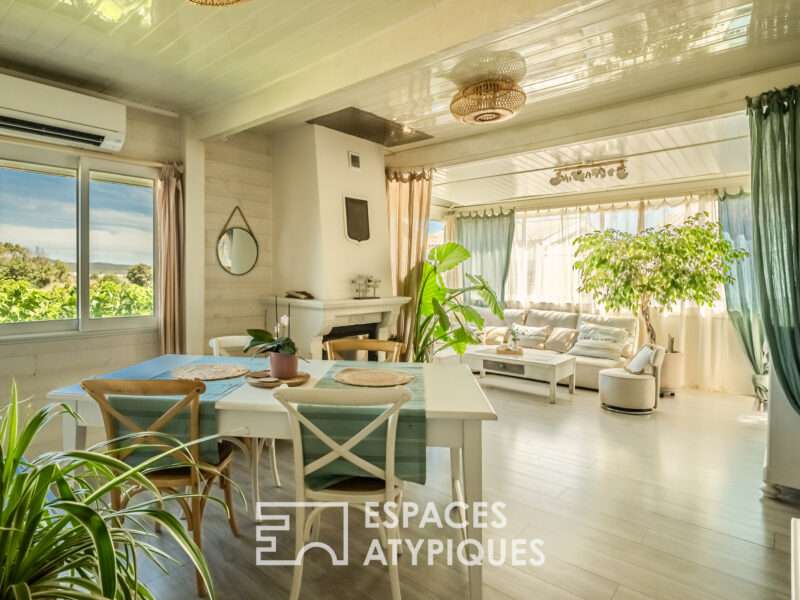 Demeure de charme, plage des chalets à Gruissan Plage –Entre mer et Clape