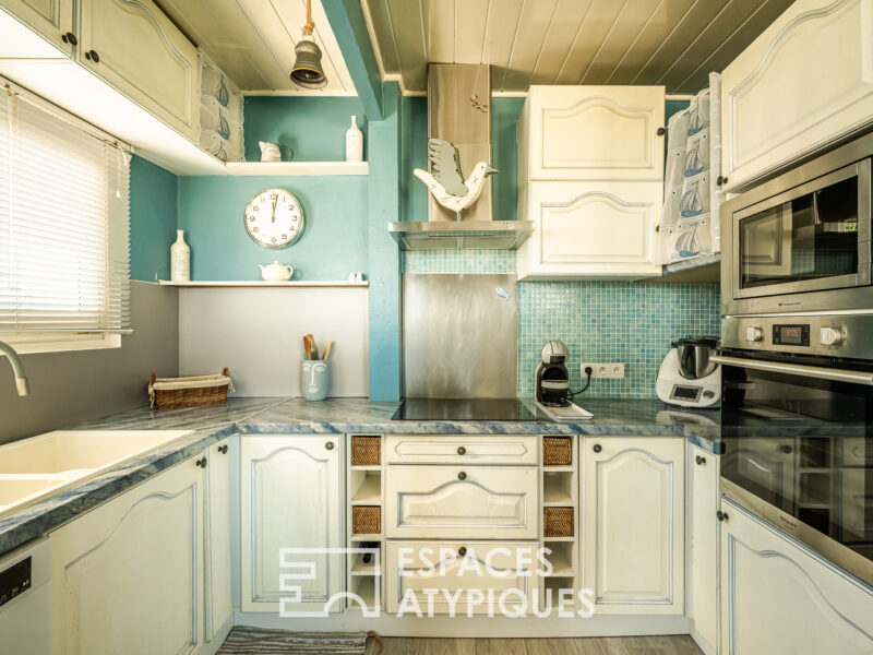 Demeure de charme, plage des chalets à Gruissan Plage –Entre mer et Clape