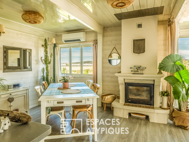 Demeure de charme, plage des chalets à Gruissan Plage –Entre mer et Clape