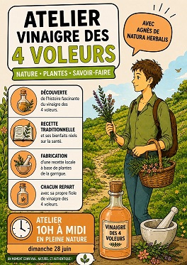 Atelier Vinaigre des 4 voleurs