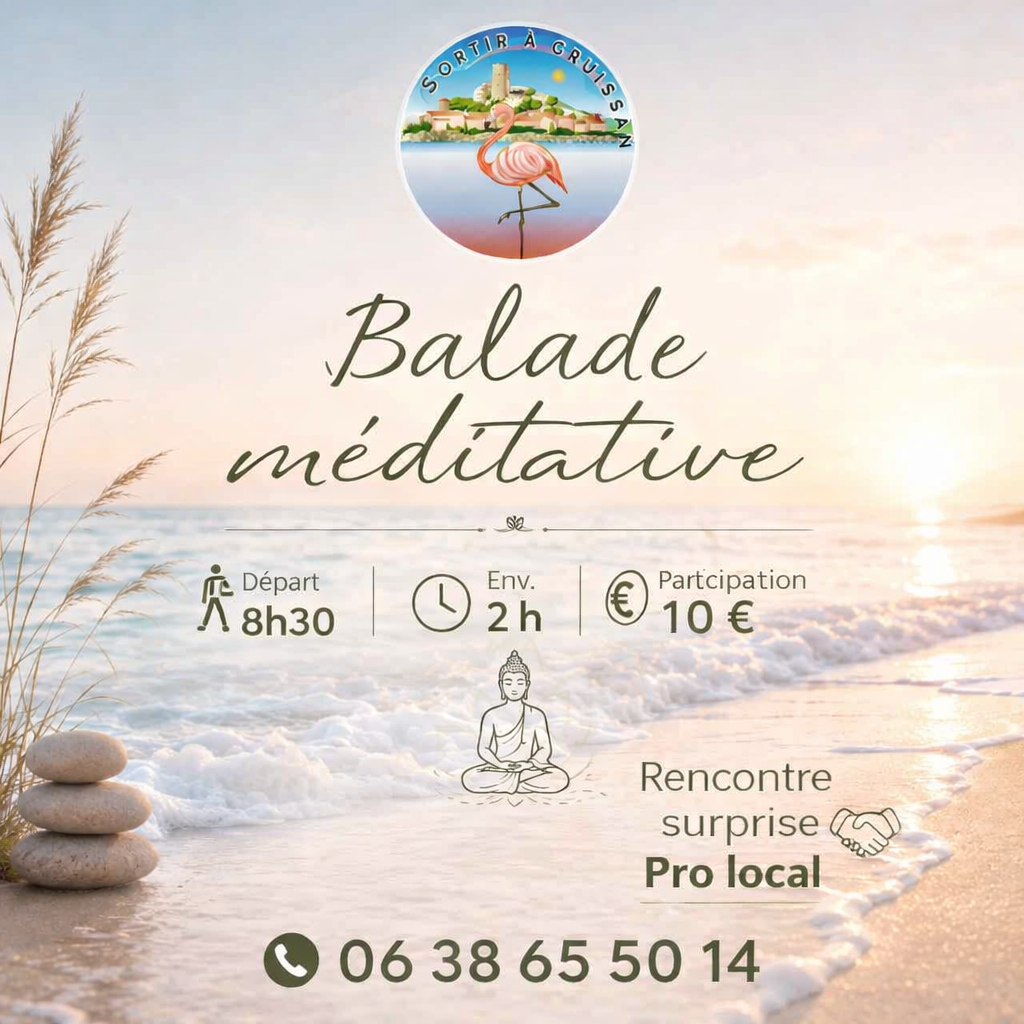 Balade Méditative et Rencontre Surprise avec un Pro local